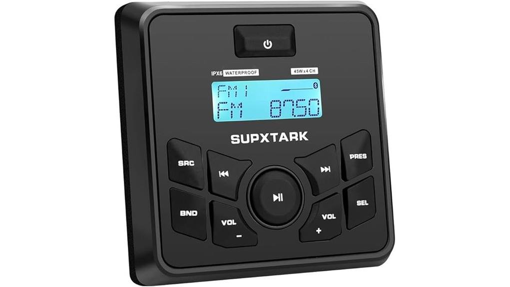 marine bluetooth stereo receiver